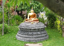 Posąg, Budda, Ogród, Bali