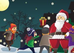 Mikołaj, Dzieci, Boże Narodzenie