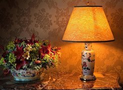 Lampa, Bukiet, Kwiatów