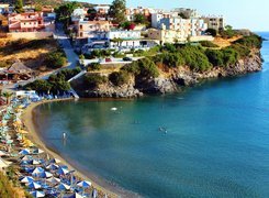 Morze, Plaża, Kreta, Grecja