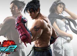 Jin Kazama, Jun Kazama, Kazuya Mishima