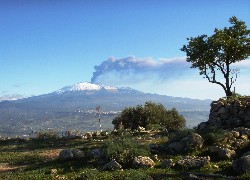 Krajobraz, Wulkan, Etna