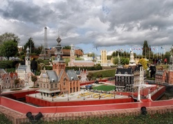 Park, Miniatur, Chmury