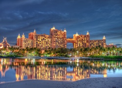 Atlantis The Palm, Hotel, Dubai, Nocą