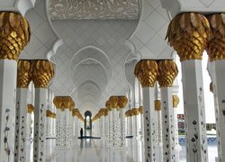 Meczet, Kolumnada, Abu Dhabi