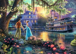 Thomas Kinkade, Disney, Księżniczka i Żaba, The Princess and the Frog