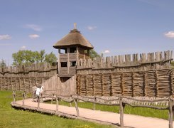 Polska, Biskupin, Osada, Muzeum Archeologiczne