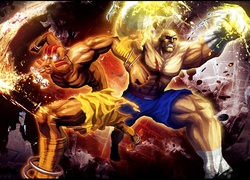 Street Fighter X Tekken, Dalsim, Sagat