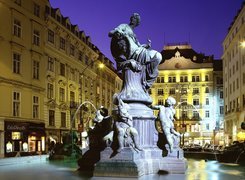 Fontanna, Rzeźby, Wiedeń
