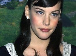 Liv Tyler, Niebieskie, Oczy, Czarne Włosy