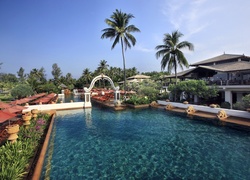Hotel, Basen, Tropik, Malediwy