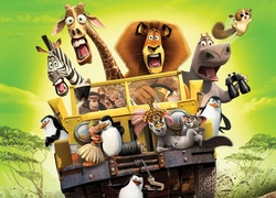 Film animowany, Madagaskar, Postacie