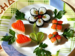 Kolorowe, Sushi, Półmisek