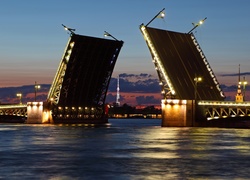 Otwarty, Most, Rzeka, Rosja, Sankt Petersburg