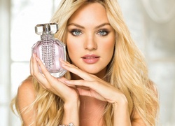 Blondynka, Makijaż, Perfumy, Candice Swanepoel