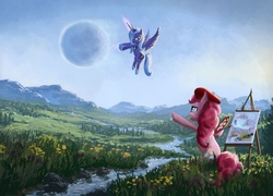 My Little Pony Przyjaźń To Magia, Luna, Pinkie Pie