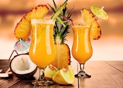 Owocowe, Drinki, Ananas