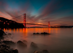 San Francisco, Most, Zachód, Słońca