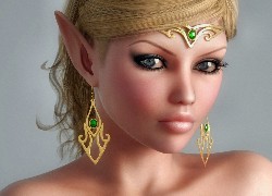 Kobieta, Elf, Biżuteria