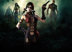 Injustice Gods Among Us, Harley Quin, Wonder Woman, Flash