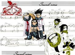 Naruto, nuty, pięciolinia