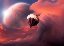 Balon, Chmury, Planeta