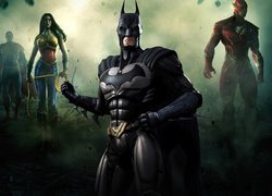 Injustice God Amoug Us, Batman, Flash, Wonder Woman