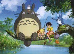 My Neighbour Totoro, jezioro, wiaderko