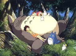 My Neighbour Totoro, las, drzewa