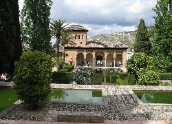 Alhambra, Warowny, Zespół, Pałacowy, Ogród