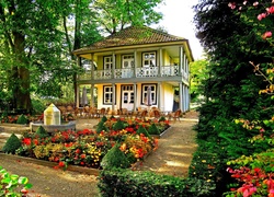Dom, Restauracja, Ogródek, Niemcy