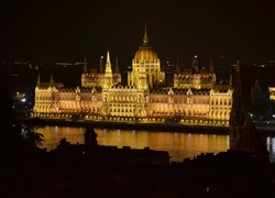 Parlament, Oświetlenie, Budapeszt