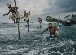 Morze, Mężczyźni, Wędkarstwo, Sri Lanka