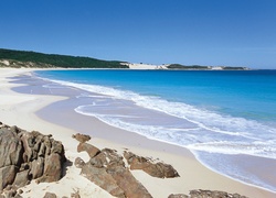 Plaża, Niebo, Ocean, Australia