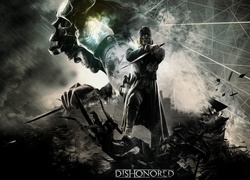 Dishonored, Mężczyzna, Sztylet, Płaszcz