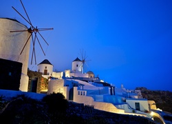 Wiatraki, Santorini, Grecja