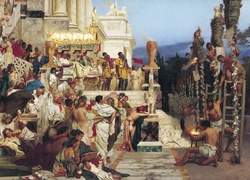 Henryk Siemiradzki, Pochodnia, Rzym, Malarstwo