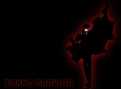 Tokyo Babylon, czarny strój, mężczyzna