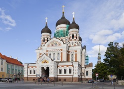 Tallin, Katedra, Aleksandra, Newskiego, Kamienice