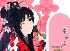 Tenjo Tenge, kwiatki we włosach