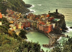 Morze, Wybrzeże, Amalfi, Vernazza, Włochy