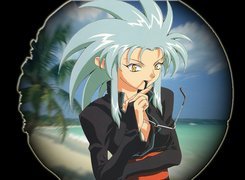 Tenchi Muyo, palma, morze