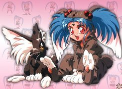 Tenchi Muyo, dziewczynka, futerko