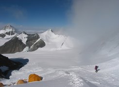 Góry, śnieg, Zamieć