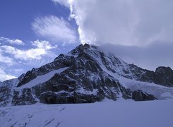 Góry, Chmura,śnieg