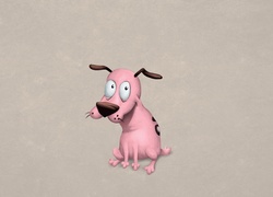 Różowy, Chojrak tchórzliwy pies, Courage the Cowardly Dog, Serial animowany