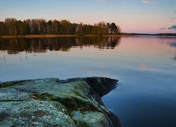 Skała, Jezioro, Vuoksa, Finlandia