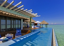 Hotel, Basen, Morze, Malediwy