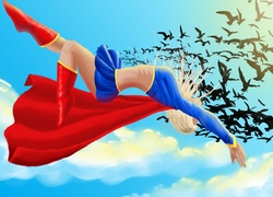 Kobieta, Supermen, Ptaki