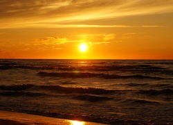 Morze, Zachód, Słońca